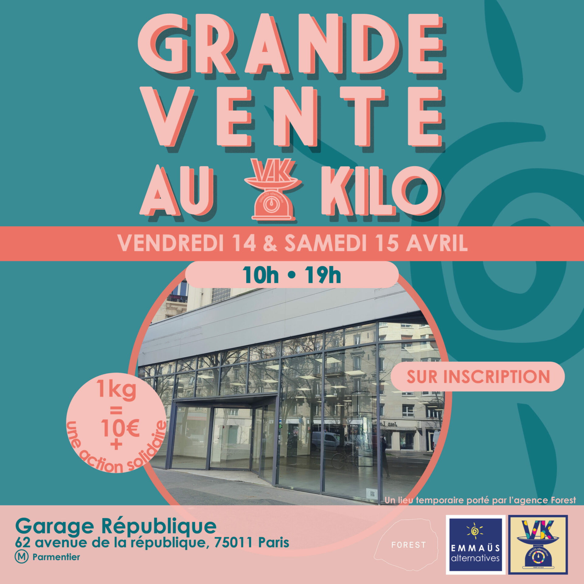 Grande vente au kilo • vend.14.04 et sam.15.04