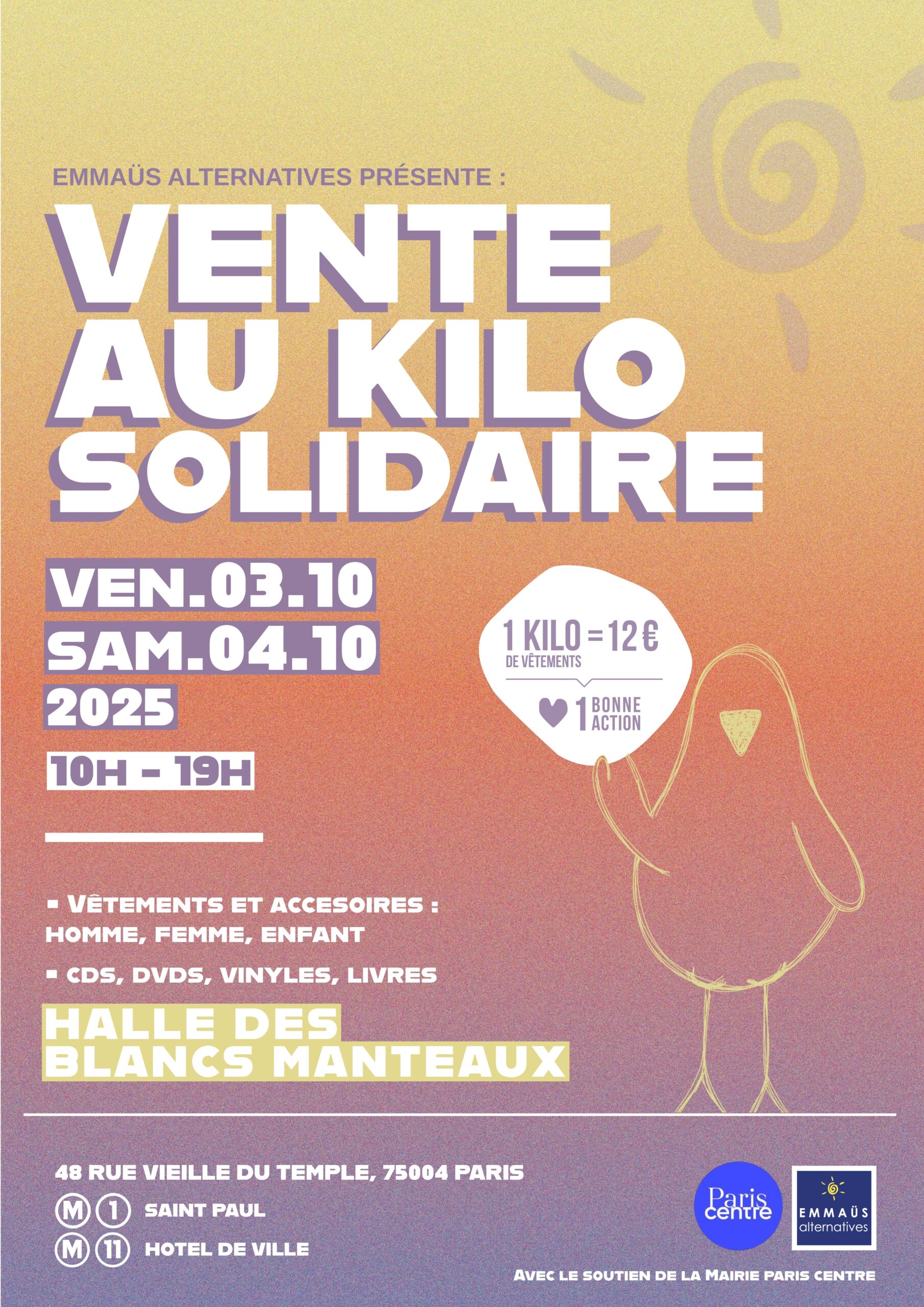Vente au kilo • vend.03.10 & sam.04.10