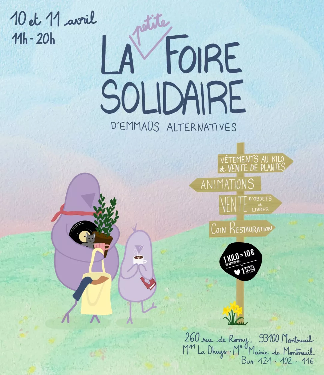 La Petite Foire Solidaire édition printemps • ven.10.04 - sam.11.04